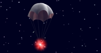 signal de detresse - fusée à parachute